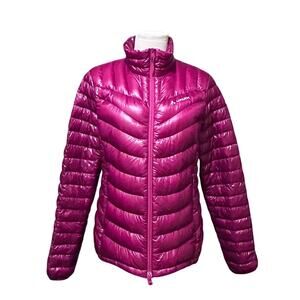 Vaude Women’s Duck Down Puffer Jacket – Size XL – Fuchsia/Magenta